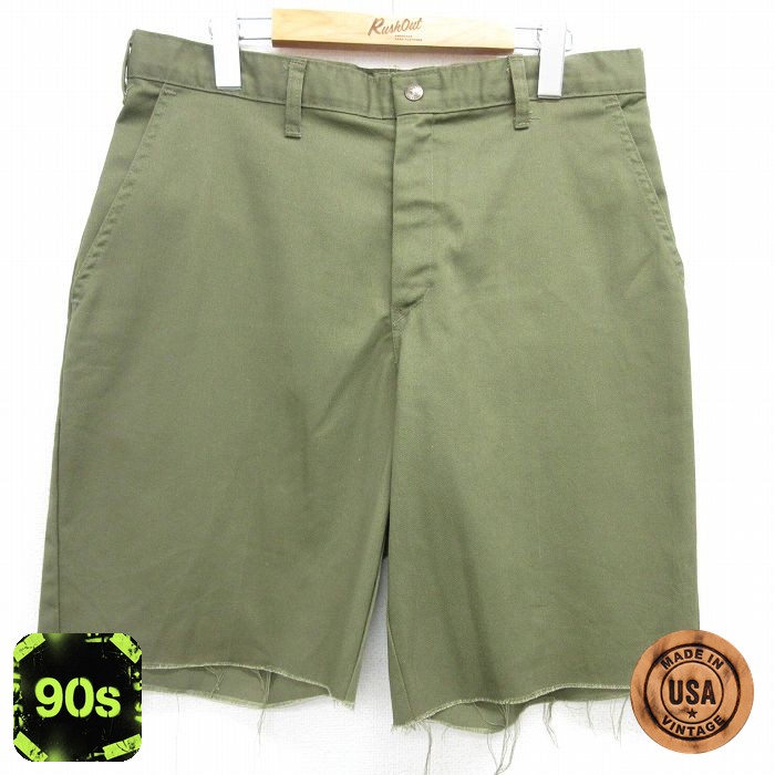 【50%OFF】ボーイスカウト 90s ショートパンツ グリーン W33 | 古着
