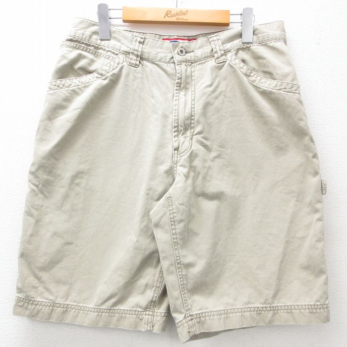 オールドネイビー 00s ショートペインターパンツ ベージュ W33 | 古着