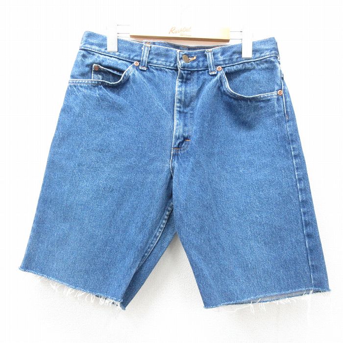 リー 90s ショートパンツ ネイビー W33 | 古着