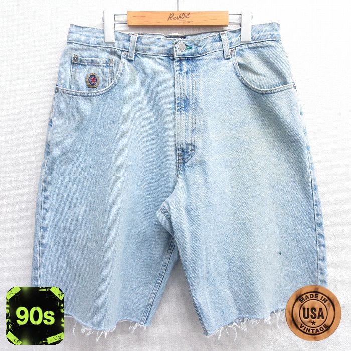 トミーヒルフィガー 90s ショートパンツ ネイビー W35 | 古着