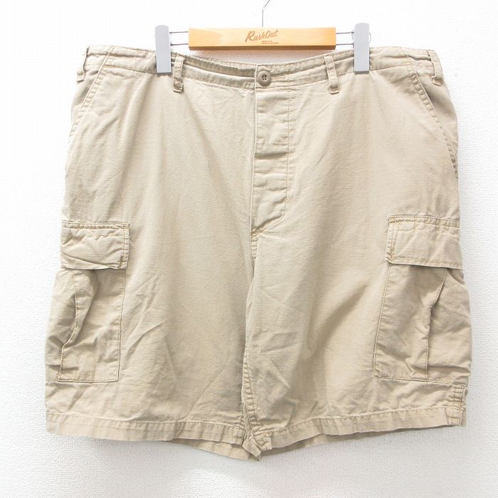 ショート ミリタリー カーゴ パンツ リップストップ ベージュ W39 | 古着