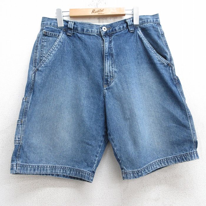 Wrangler ショートペインターパンツ ネイビー W36 | 古着