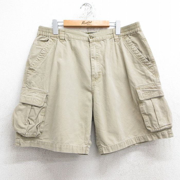 カーゴパンツ 90s ショート ダック地 ベージュ W36 | 古着