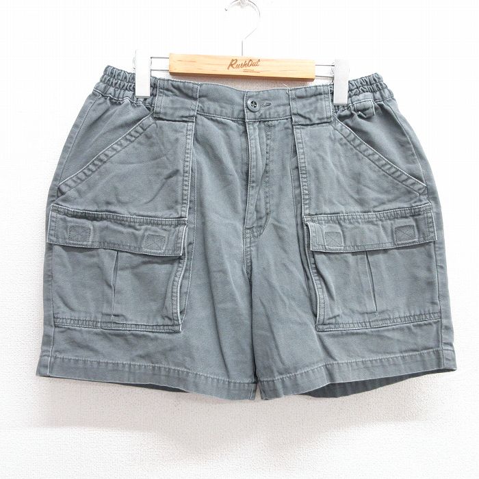 W34★古着 レッドヘッド ショート ブッシュ パンツ ショーツ メンズ ダック地 コットン グレー 25jun11 中古 ボトムス 短パン ショーパン