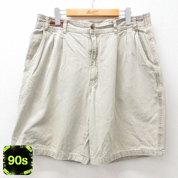 ビューグルボーイ 90s ショートパンツ ダック地 ベージュ W35 | 古着