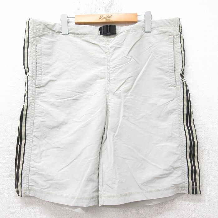 W40★古着 ギャップ GAP ショート ナイロン パンツ ショーツ メンズ 00年代 00s 大きいサイズ 薄グレー他 【spe】 25jun20 中古 ボトムス 短パン ショーパン