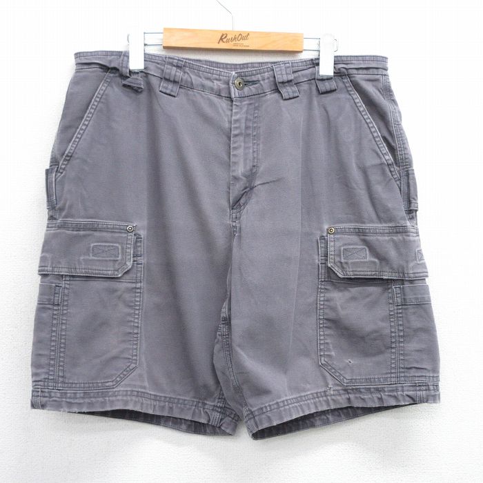 【50%OFF】DULUTH TRADING ショートカーゴパンツ ダック地 グレー W35 | 古着