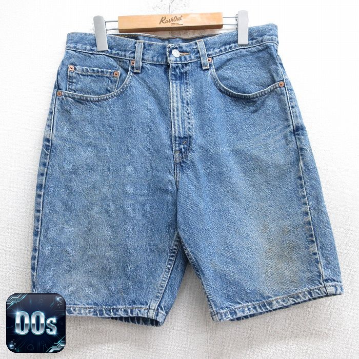 【50%OFF】リーバイス505 00s ショートパンツ ヒゲ ネイビー W33 | 古着