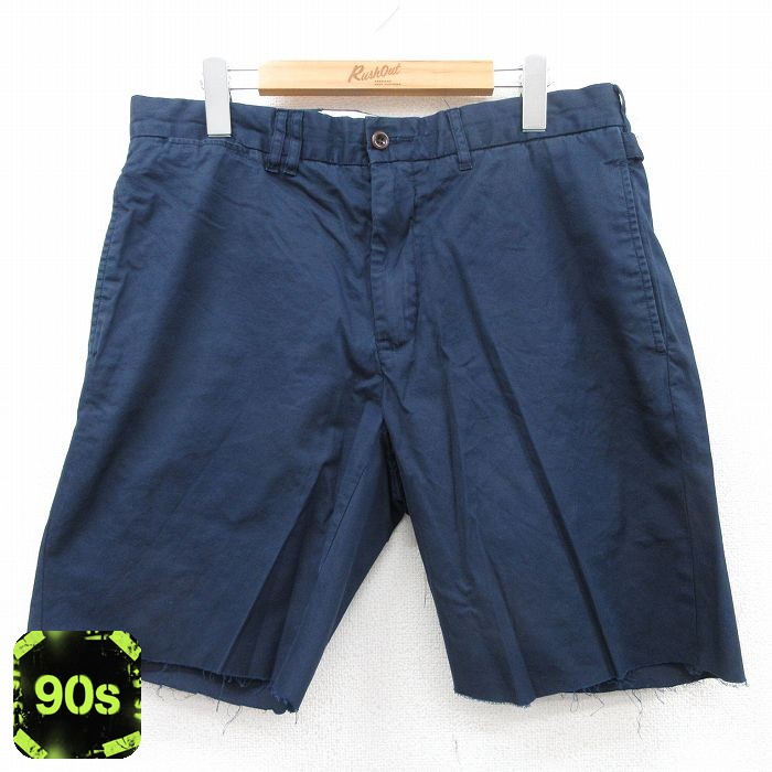 【50%OFF】ラルフローレン 90s ショートパンツ ネイビー W33 | 古着