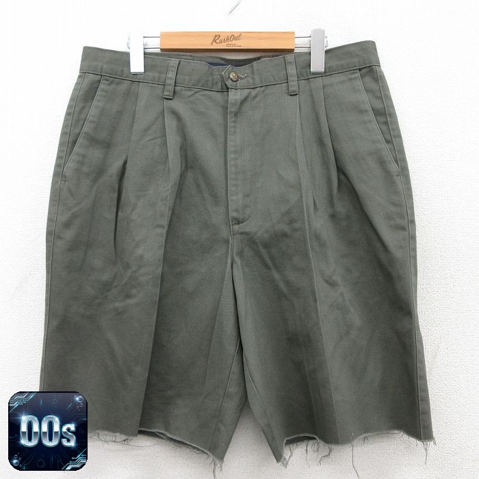 【50%OFF】ドッカーズ 00s ショートパンツ グリーン W35 | 古着