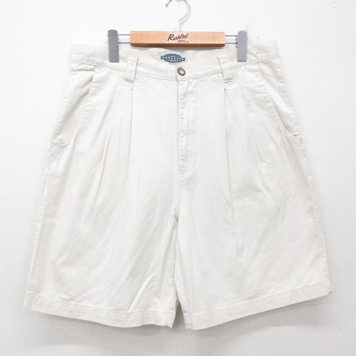 80s ショートパンツ ホワイト W34 | 古着