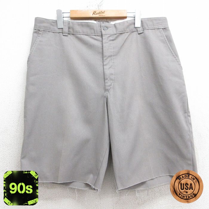 90s ショートワークパンツ グレー W38 | 古着
