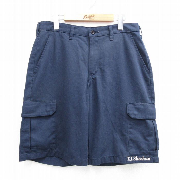 レッドキャップ ショートカーゴワークパンツ ネイビー W32 | 古着