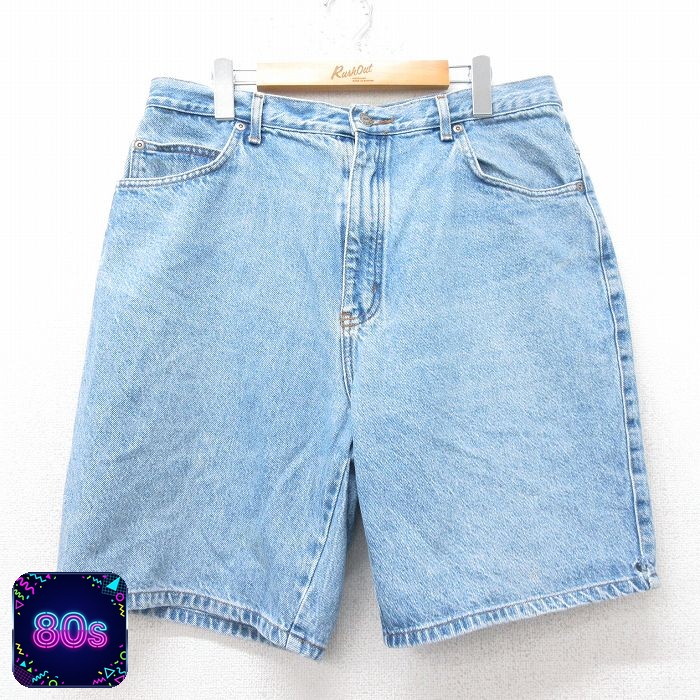 【50%OFF】80s ショートパンツ ヒゲ ネイビー W36 | 古着