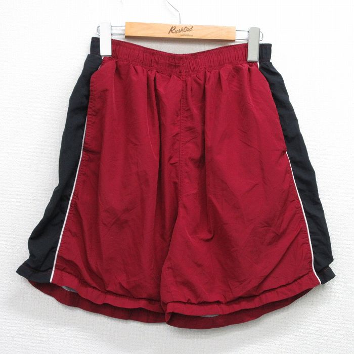 リーボック 00s ショートパンツ ワンポイントロゴ レッド W32 | 古着