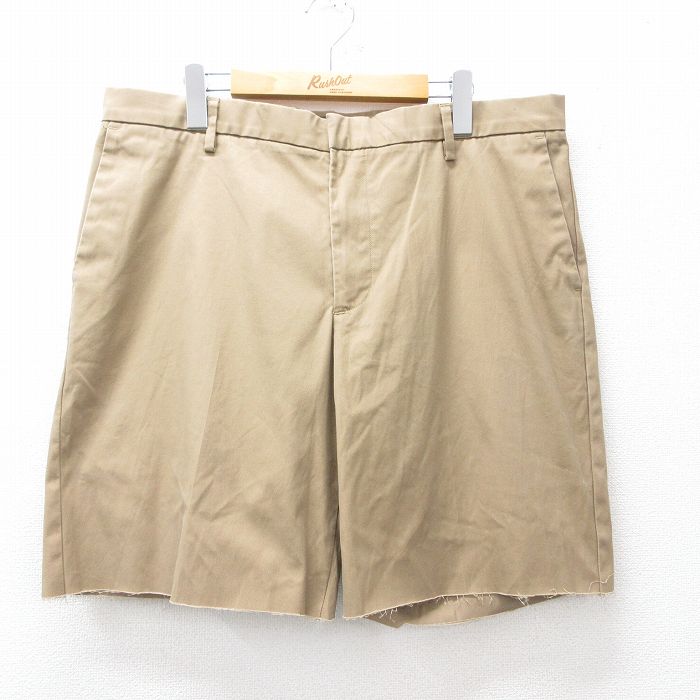 W37★古着 ドッカーズ ショート パンツ ショーツ メンズ ベージュ カーキ 25aug04 中古 ボトムス 短パン ショーパン ハーフ