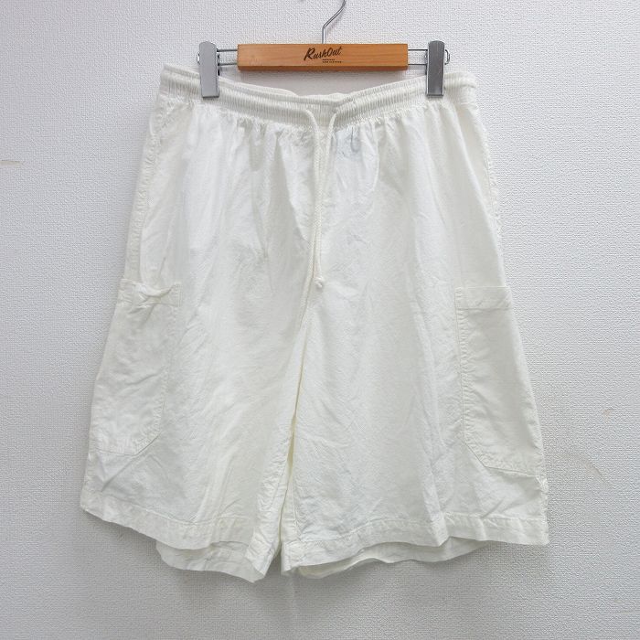 W35 ショートカーゴパンツ ホワイト | 古着