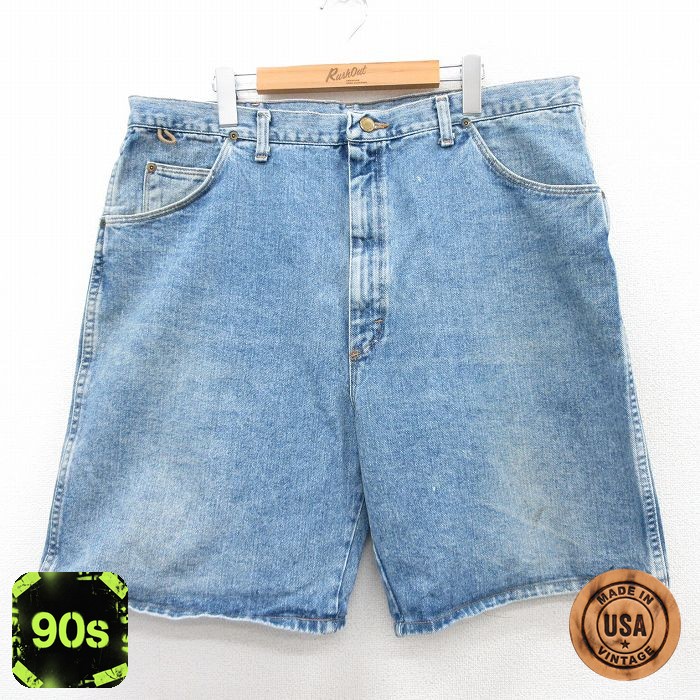 ラングラー 90s ショートパンツ ヒゲ ネイビー W39 | 古着