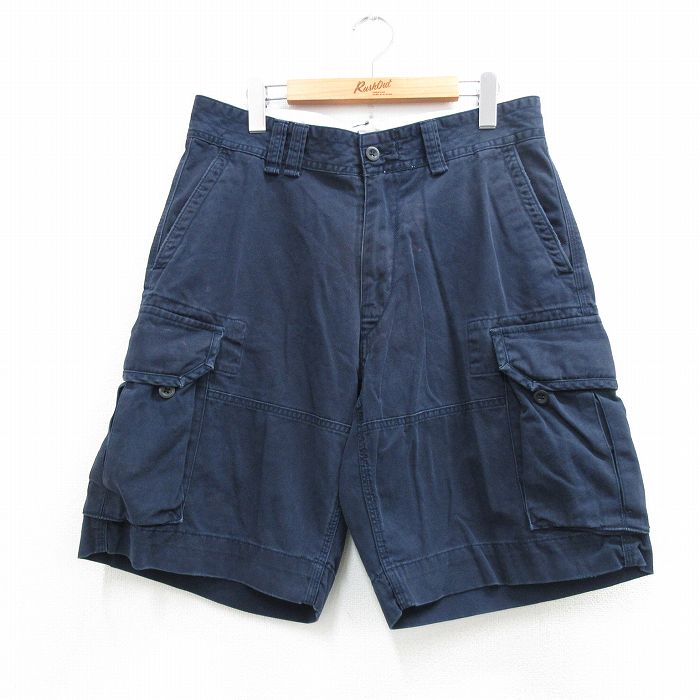 ラルフローレン カーゴショートパンツ ネイビー W33 | 古着
