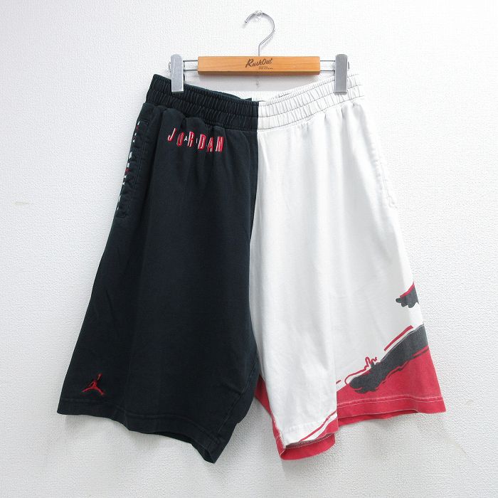 エアジョーダン ハーフパンツ マイケルジョーダン ブラック W32 | 古着