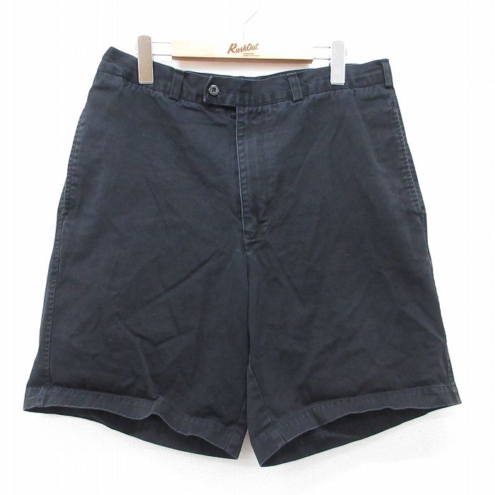 ペリーエリス 90s ショートパンツ ブラック 実寸W33 | 古着