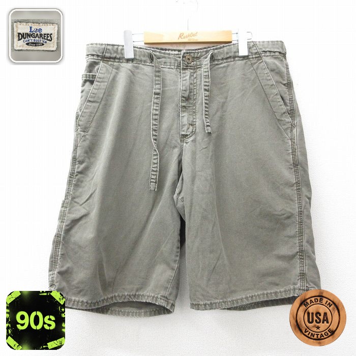 【20%OFF】リー 90s ショートパンツ ライトグリーン 実寸W29 | 古着