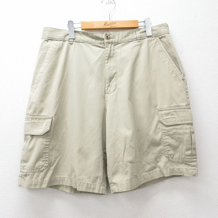 ピューリタン 00s ショートカーゴパンツ ベージュ W36 | 古着
