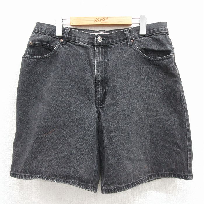 実寸W34 ショートパンツ ブラック | 古着