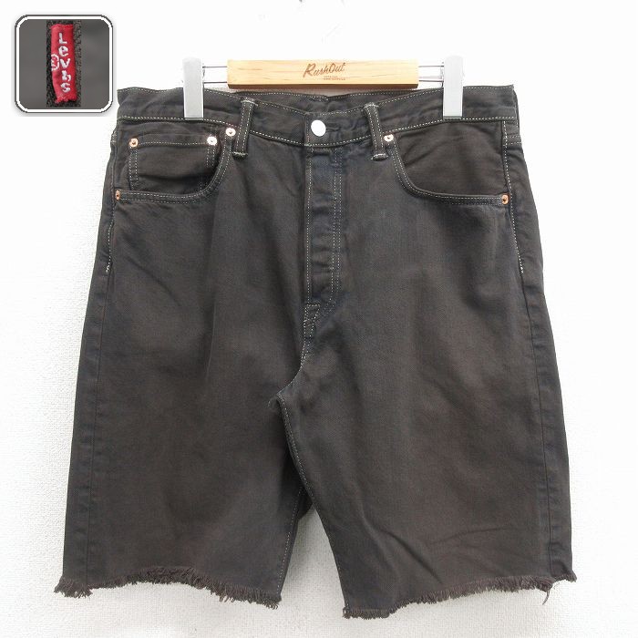 リーバイス501 ショートパンツ デニム ブラウン 実寸W31 | 古着