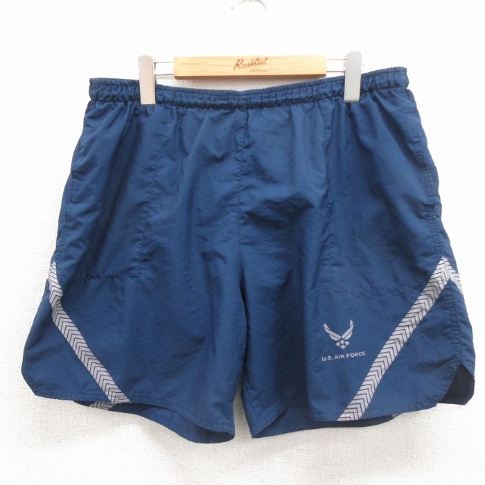 USエアフォース 90s ショートパンツ リフレクター ネイビー W35 | 古着