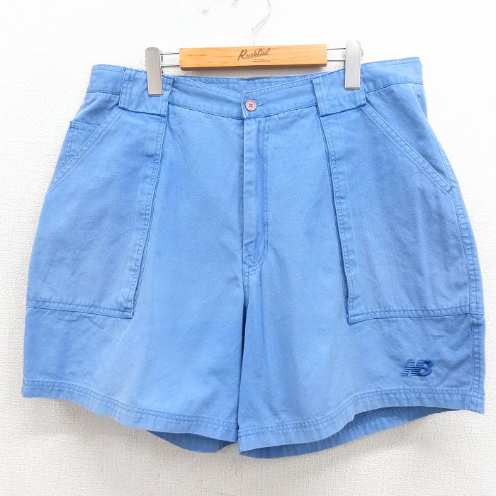 ニューバランス 80s ショートパンツ ダック地 ネイビー W36 | 古着