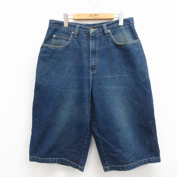 ROCAWEAR ハーフペインターパンツ ネイビー W34 | 古着