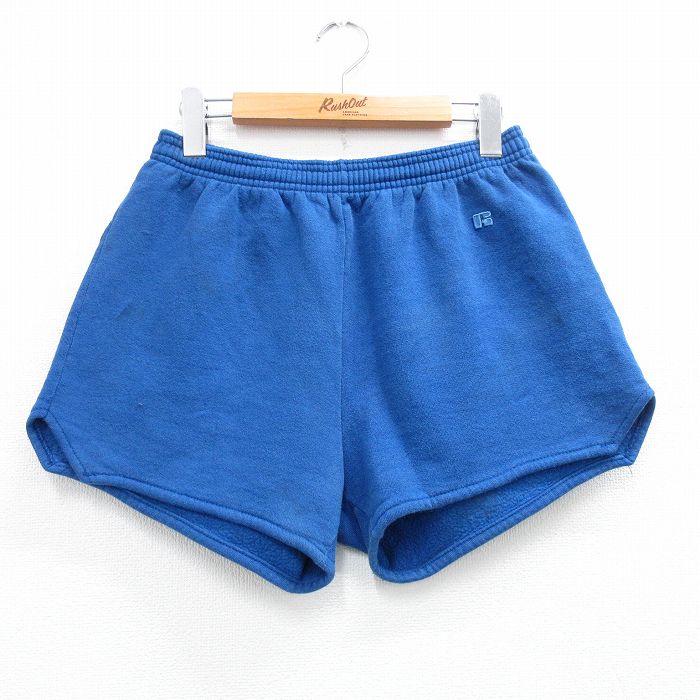 ラッセル 90s ショートスウェットパンツ ブルー W32 | 古着