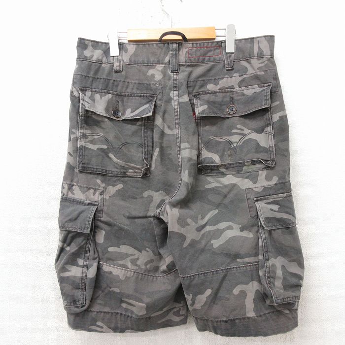 古着　ヴィンテージ　リーバイス　迷彩　ハーフパンツ　サイズW30 古着通販 W35☆古着 リーバイス Levis ハーフ カーゴ パンツ ショーツ