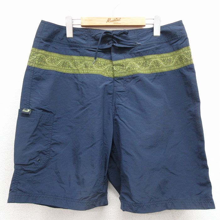 オールドネイビー 00s ショートナイロンパンツ ネイビー W34 | 古着