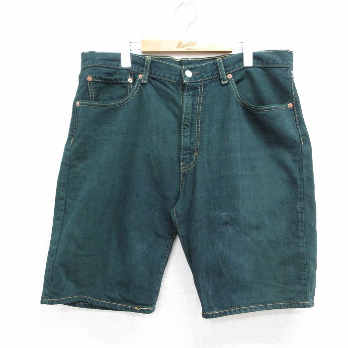 リーバイス505 ショートパンツ グリーン W37 | 古着