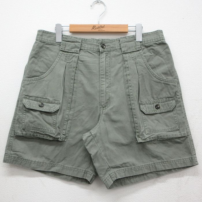 レッドヘッド 00s ショートブッシュパンツ グリーン W33 | 古着