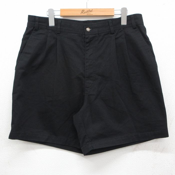 W34古着 ビューグルボーイ ショート パンツ ショーツ メンズ 00年代 00s 黒 26may09