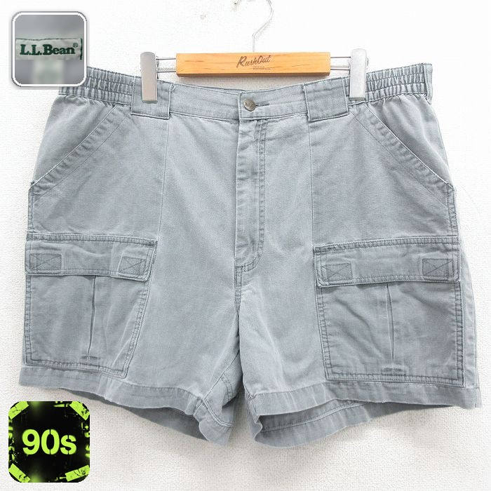 エルエルビーン 90s ショートパンツ グレー 実寸W38 | 古着