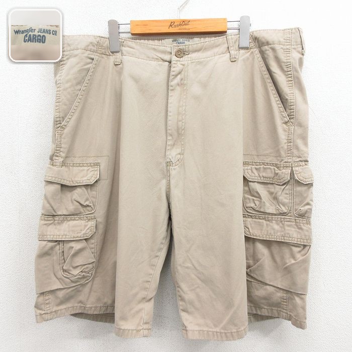 ラングラー ショートカーゴパンツ ベージュ 実寸W39 | 古着