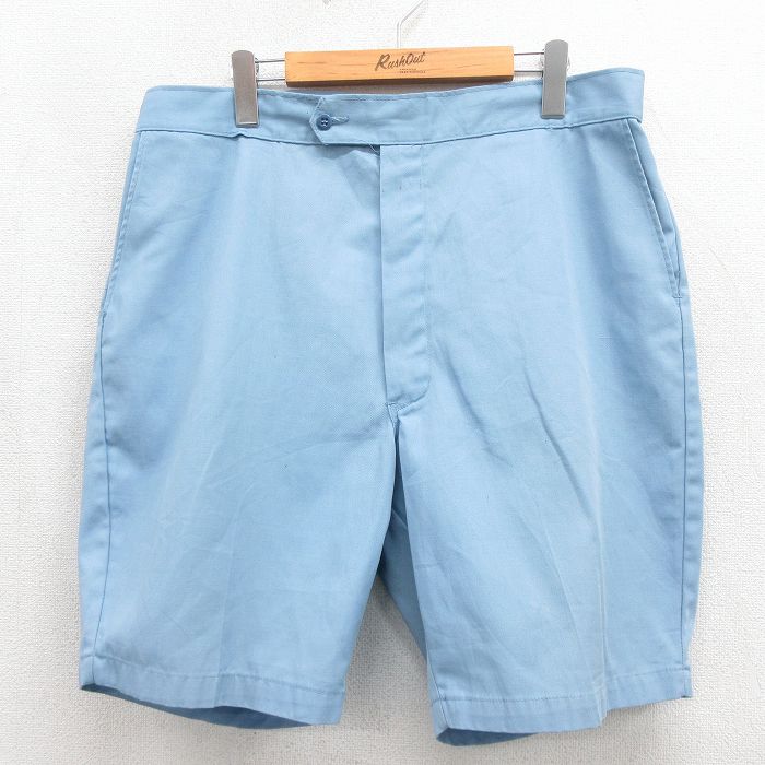シアーズ 70s ショートパンツ タロン ライトブルー W38 | 古着
