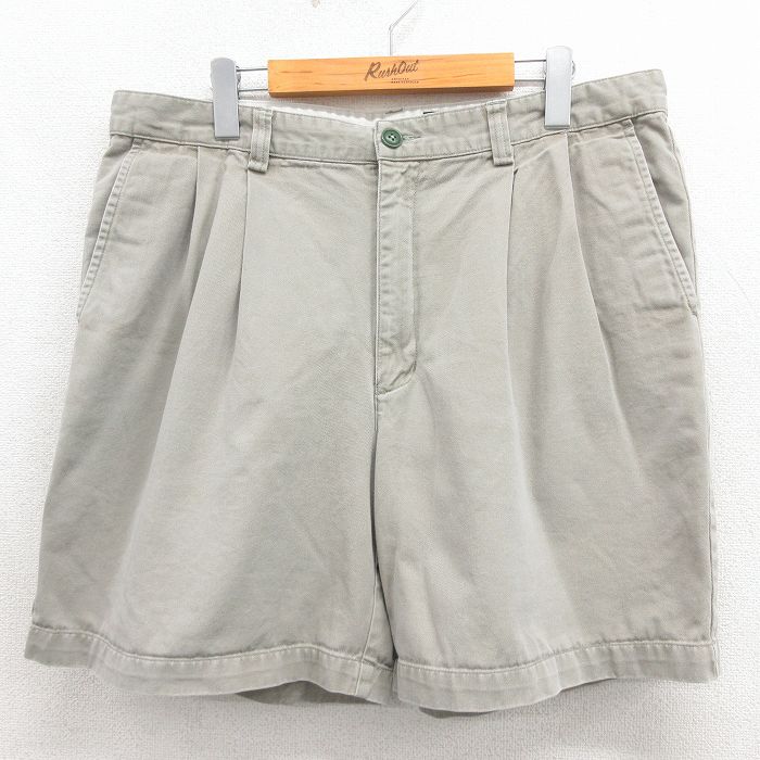 エディーバウアー 00s ショートチノパンツ ベージュ W36 | 古着