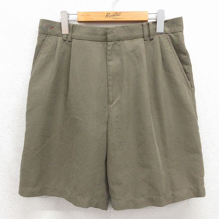 グレッグノーマン ショートパンツ グリーン W32 | 古着