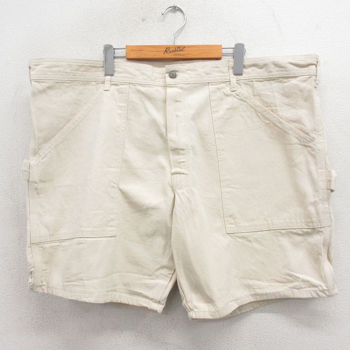 ショート ベイカー ペインター パンツ 90s 生成り ベージュ W46 | 古着