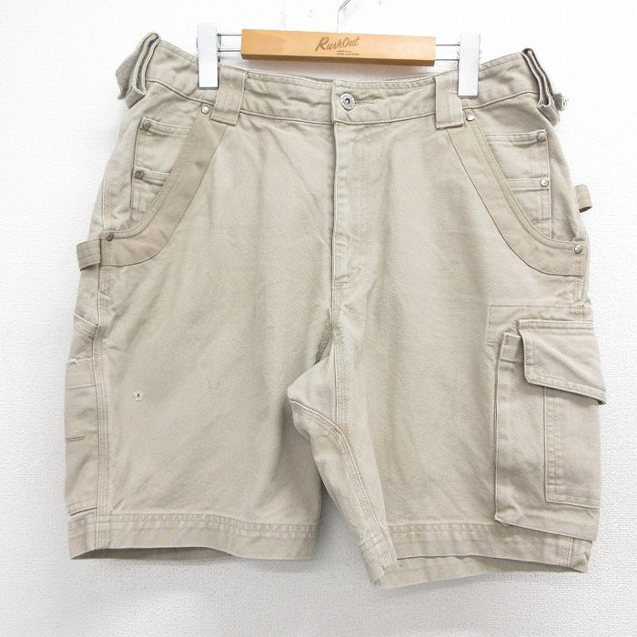 DULUTH ショートペインターパンツ ベージュ 実寸W34 | 古着