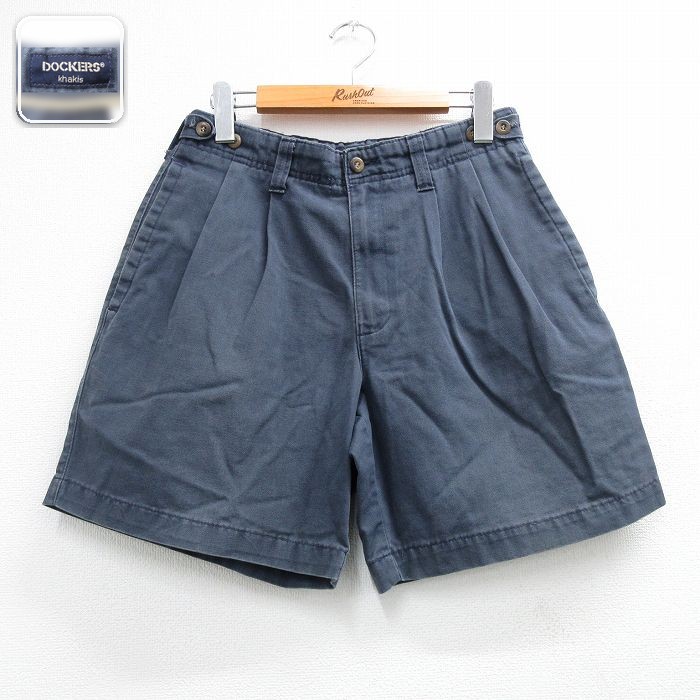 【20%OFF】ドッカーズ ショートパンツ ネイビー 実寸W29 | 古着