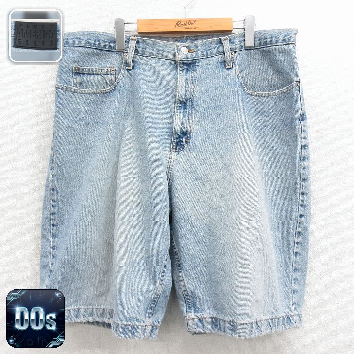 ペリーエリス 00s ハーフパンツ ネイビーデニム 実寸W38 | 古着
