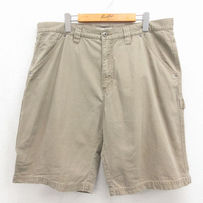 コロンビア 00s ショートペインターパンツ ダック地 ベージュ W38 | 古着