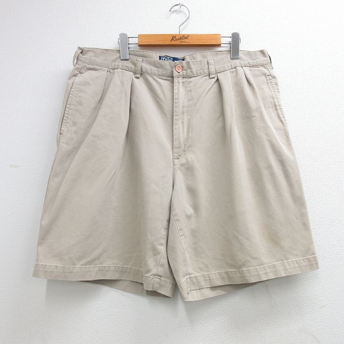 ラルフローレン 90s ショートチノパンツ TYLER ベージュ W38 | 古着