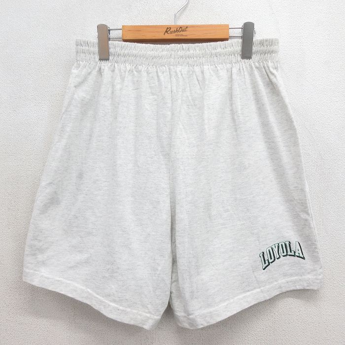 90s ショートパンツ LOYOLA 霜降りグレー W36 | 古着
